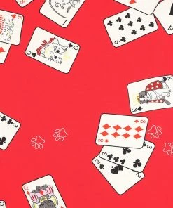 Collectif Purrfect Hand Scarf Red