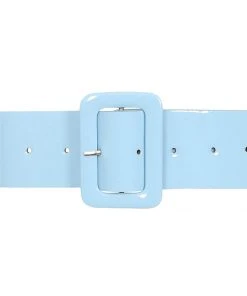 Collectif Sally 50's PVC Belt Light Blue
