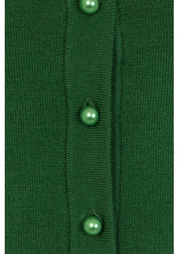 New In Collectif Kimberley 50's Cardigan Olive Green