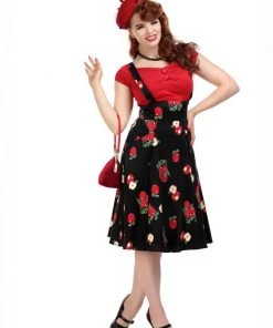 Collectif Alexa Apple 50's Swing Skirt Multi