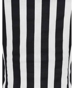 New In Collectif Dolores Striped 50's Top Black White