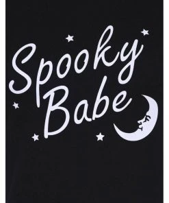 Collectif Spooky Babe T-Shirt Black