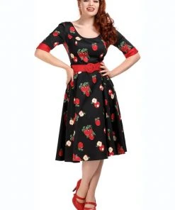Collectif June Apple 50's Swing Dress Multi