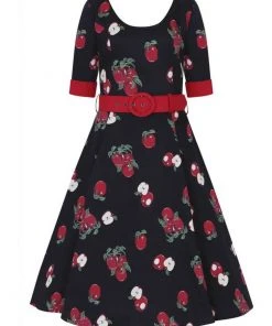 Collectif June Apple 50's Swing Dress Multi