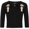 Collectif Charlene Carpe Diem 50's Cardigan Black