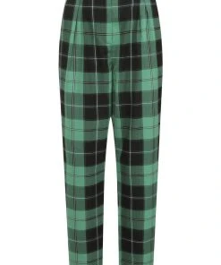 Collectif Rada Foliage Check 60's Trousers Multi