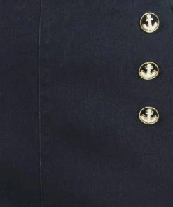 Collectif Taci Nautical 40's Jeans Navy Blue New In