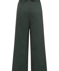 Collectif Rosamonde High Waisted 40's Trousers Green New In