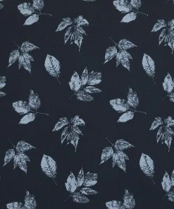 Collectif Mattie Fall Leaves 50's Swing Skirt Blue