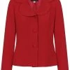 Collectif Brooke 40's Jacket Red New In