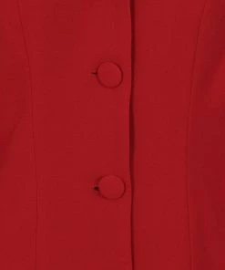 Collectif Brooke 40's Jacket Red New In