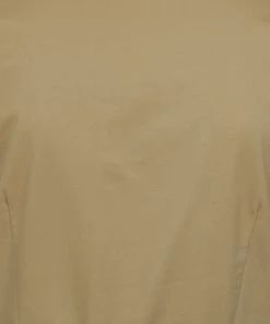 Collectif Brunel Safari 70's Pencil Dress Beige