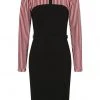 New In Collectif Zelda Striped 60's Pencil Black White Red