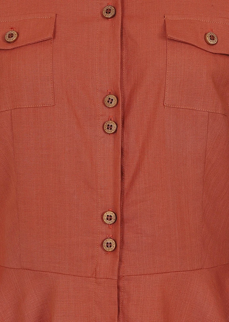 Collectif Hailey 60's Dress Orange