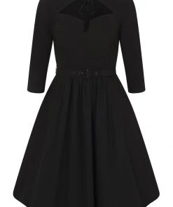 Collectif Brie 40's Swing Dress Black