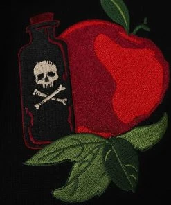 Collectif Charlene Deathly Apples 50's Cardigan Black New In