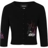 Collectif Lucy Swan Forest 40's Cardigan Black