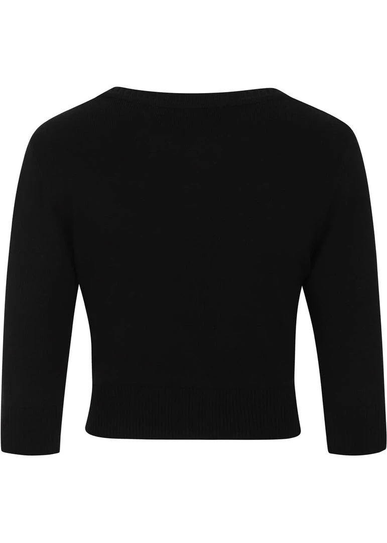 Collectif Lucy Swan Forest 40's Cardigan Black