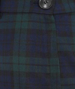 Collectif Baylee Blackwatch Check 40's Trousers Multi New In