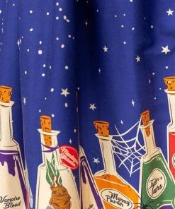 Collectif Jasmine Magic Potions 50's Swing Skirt Multi