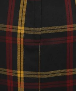 New In Collectif Alexa Giles Check 50's Swing Skirt Multi