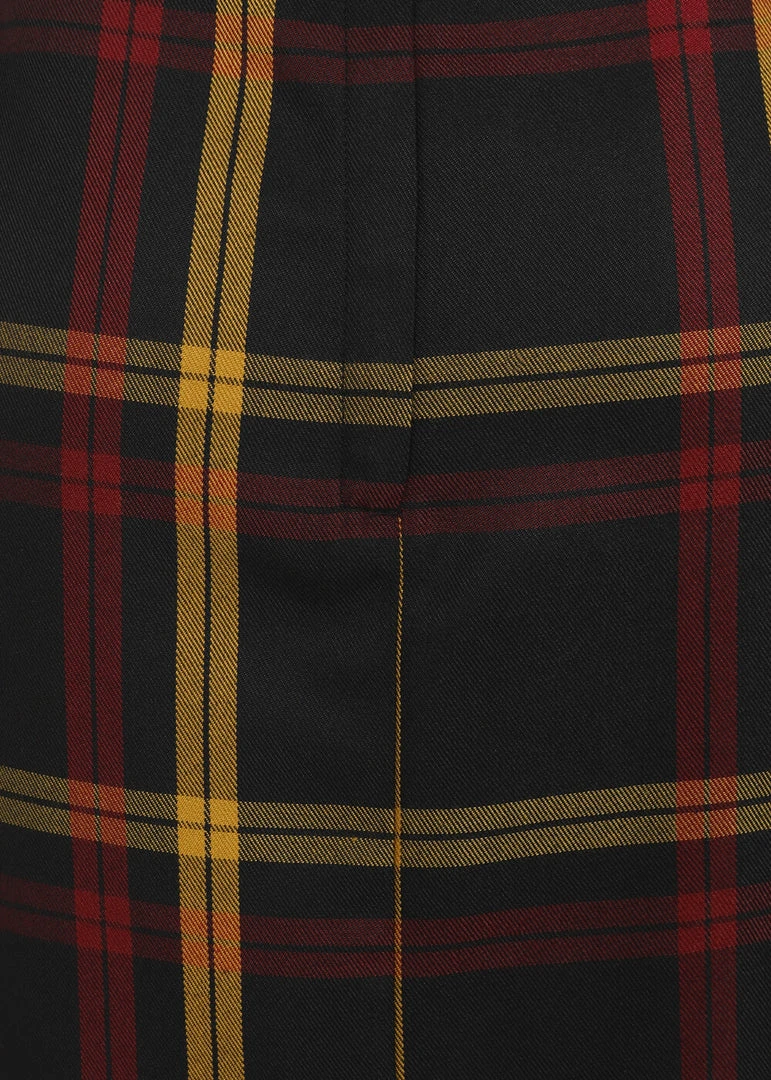 New In Collectif Alexa Giles Check 50's Swing Skirt Multi