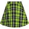 New In Collectif Daria Frogs Breath 60's Mini Skirt Green