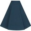 Collectif Cassie Mermaid Scallop 50's Swing Skirt Petrol