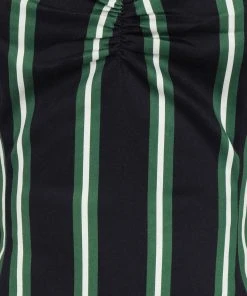 Collectif Mimi Witch Stripes 50's Top Black New In