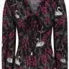 Collectif Luiza Swan Forest 40's Blouse Multicolour