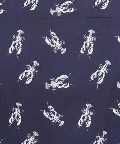 Collectif Sammy Lobster 40's Blouse Navy