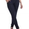 Collectif Rebel Kate 50'S Denim Jeans Navy Blue