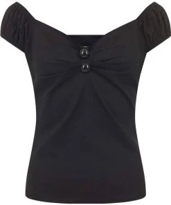 Collectif Dolores 50's Top Black New In