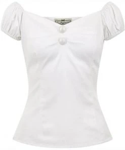 Collectif Dolores 50's Top White New In