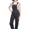 Collectif Pippa Denim 50's Dungaree Navy New In