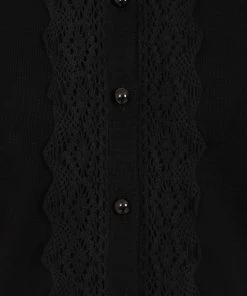 Collectif Aliana 50's Cardigan Black