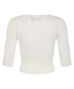 New In Collectif Linda 40's Cardigan Ivory