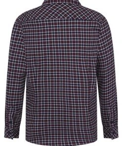 Collectif Men Hunter 40's Check Shirt Wine New In