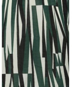 New In Collectif Mens Tiago Abstract 50's Shirt Black Green