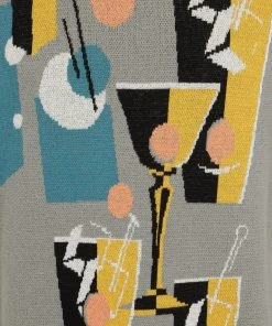 Collectif Men Scott Cocktail Hour Knitted 50's Top Grey