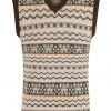 Collectif Men Alex Fair Isle Knitted 50's Top Multi