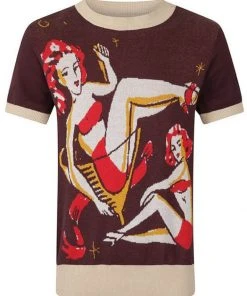 Collectif Men Scott Cocktail 50's Jumper Multi