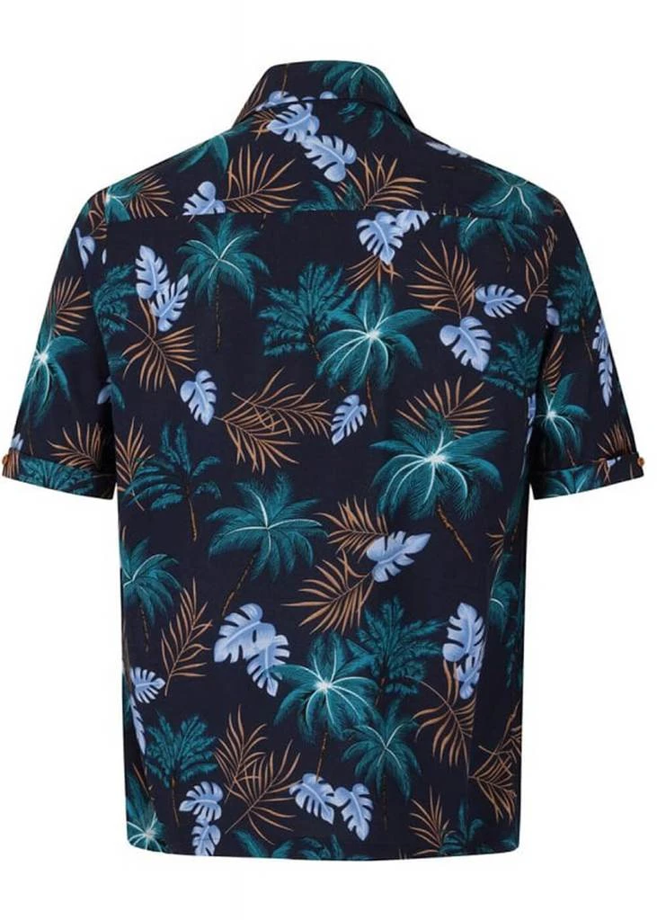 Collectif Mens Oscar Tomika Haiti 50's Shirt Navy New In