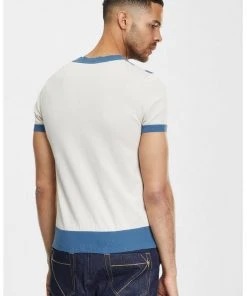 Collectif Mens Scott Lighthouse 50's Jumper Cream New In