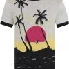 Collectif Mens Scott Palm Paradise 50's Jumper Multicolour