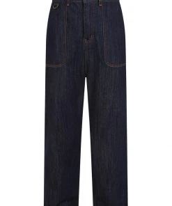 Collectif Mens Axel Jeans Denim Blue