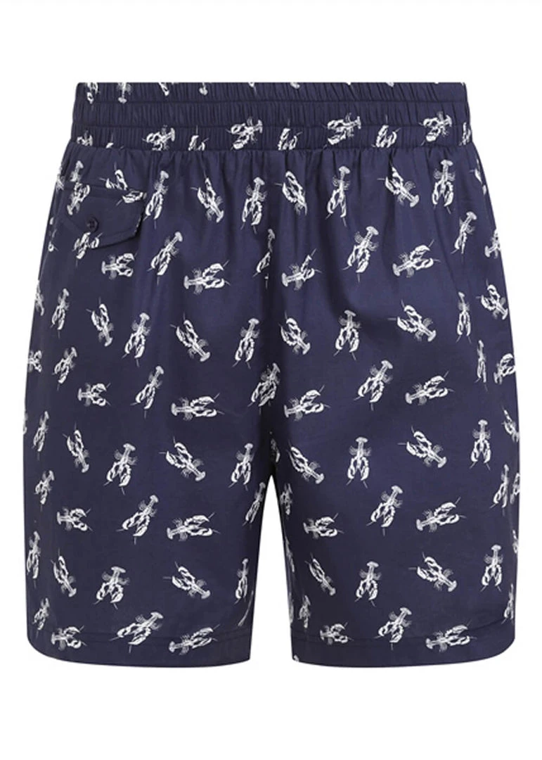 Collectif Mens Martin Lobster Shorts Navy
