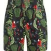 New In Collectif Mens Martin Parrot Shorts Black