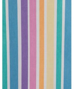 Collectif Nova Rainbow Stripes 50's Swing Dress Multi New In