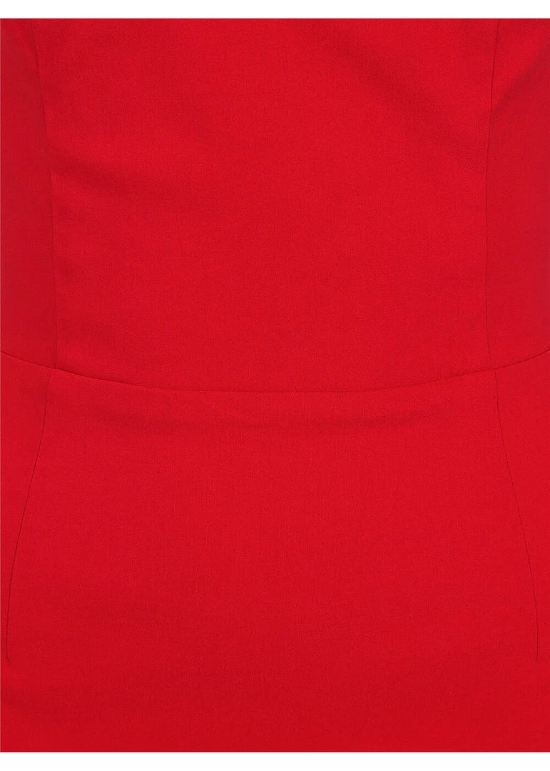 Collectif Ridly 50's Pencil Dress Red